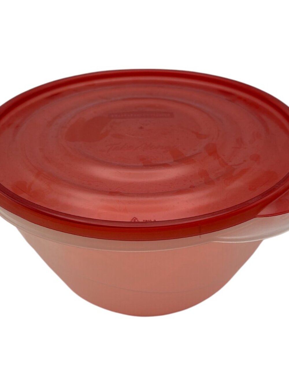 Rubbermaid Take Along Round 12 Cup Bowl 7B10 & Lid 7610 EUC